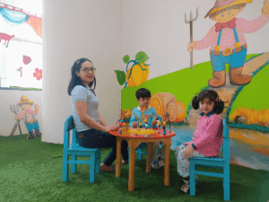 Outdoor play area and nature walk