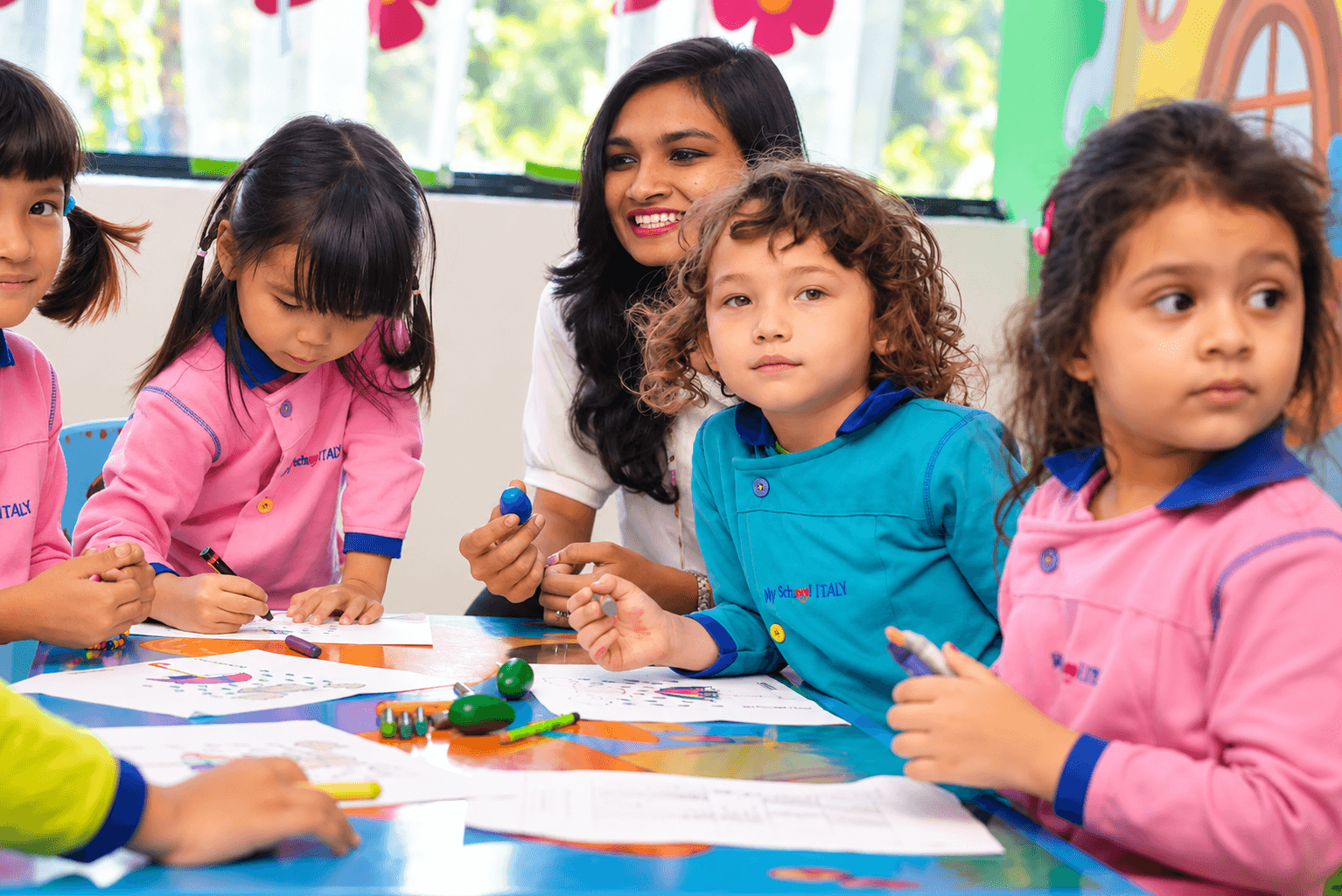 Children at play in NeuroPi classroom